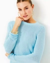 Lilly Pulitzer Kellyn Cotton Sweater In Hydra Blue