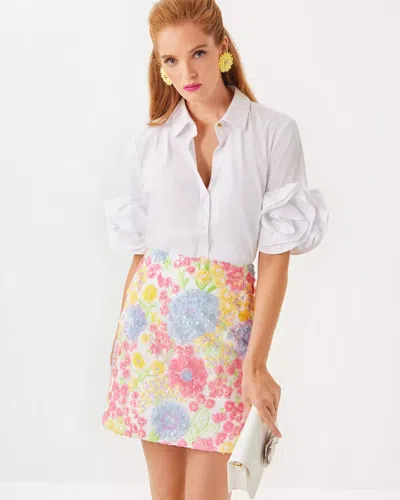 Lilly Pulitzer Kels Mini Skirt In Multi Views From A Via Sequin