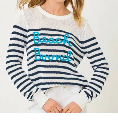 Lilly Pulitzer Kelsa Beach Bound Sweater In Coconut In Multi
