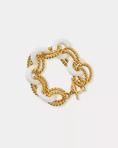 Lilly Pulitzer Kenneth Jay Lane Link Bracelet In Gold