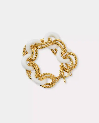 Lilly Pulitzer Kenneth Jay Lane Link Bracelet In Silver
