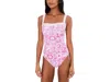 Lilly Pulitzer Keon One-piece Swimsuit In Cherry Blossom Pink Lil Fleur De Lilly In Pink