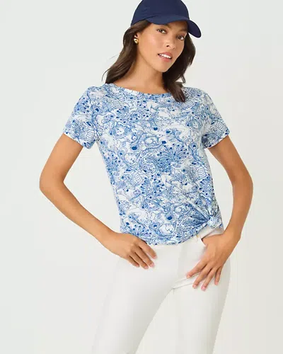 Lilly Pulitzer Key West Top In Blue