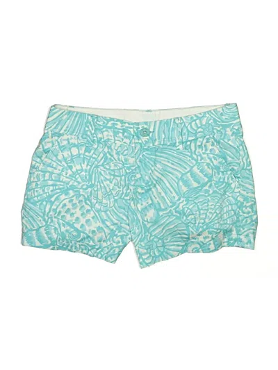 Pre-owned Lilly Pulitzer Khaki Shorts In Blue
