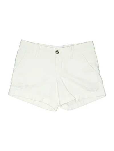 Pre-owned Lilly Pulitzer Khaki Shorts In White