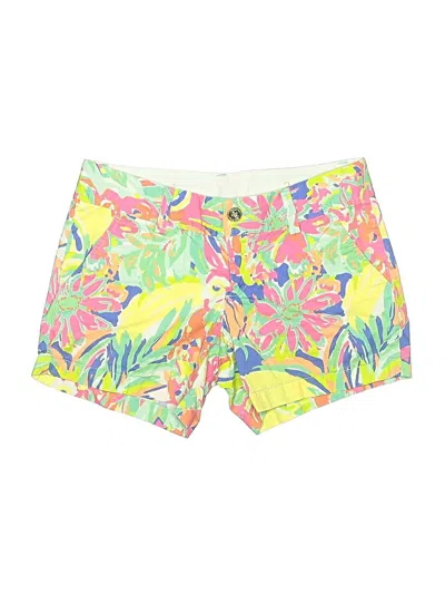Pre-owned Lilly Pulitzer Khaki Shorts In Yellow