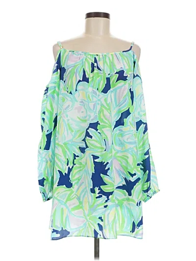 Pre-owned Lilly Pulitzer Kimono In Green