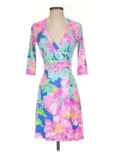 Pre-owned Lilly Pulitzer Kimono In Pink