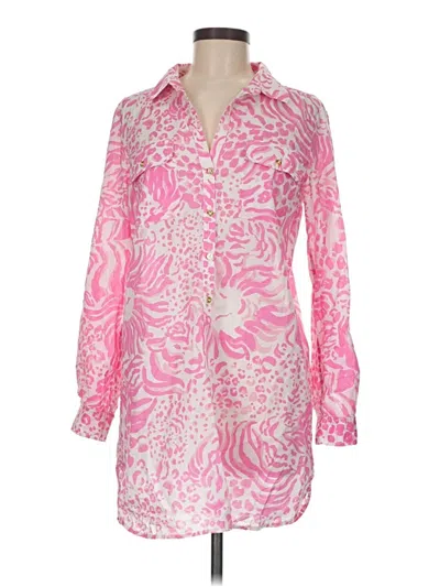 Pre-owned Lilly Pulitzer Kimono In Pink