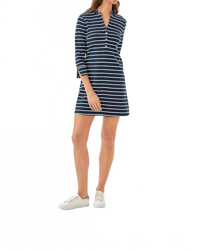 Lilly Pulitzer Knightley Dress In Low Tide Navy In Multi