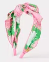 Lilly Pulitzer Knotted Side Bow Headband In Multi