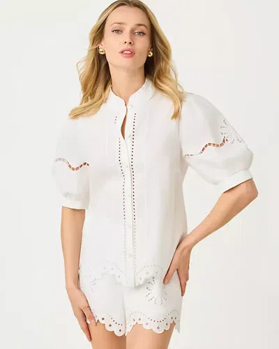 Lilly Pulitzer Koski Top In Neutral