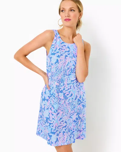Lilly Pulitzer Kristen Swing Dress In Boca Blue Sea What I Sea