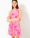 Lilly Pulitzer Kristen Swing Dress In Roxie Pink Pb Anniversary Toile