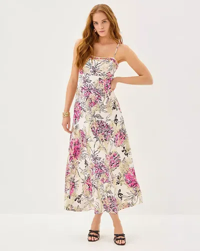 Lilly Pulitzer Kristi Beaded Jacquard Maxi Dress In Multi