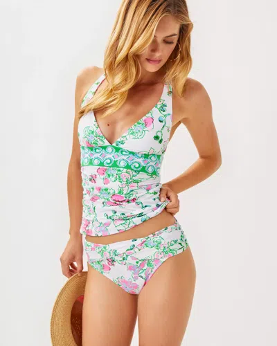 Lilly Pulitzer Lagoon Sarong Hipster Bikini Bottom In Multi Orchids On The Avenue Swim