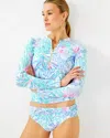 Lilly Pulitzer Lagoon Sarong Hipster Bikini Bottom In Multi Via Del Mar