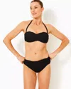 Lilly Pulitzer Lagoon Sarong Hipster Bikini Bottom In Noir