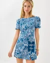 Lilly Pulitzer Lala Skirted Romper In Blue