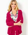 Lilly Pulitzer Lanelle Cashmere Wrap In Burgundy