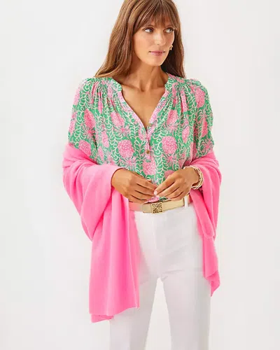 Lilly Pulitzer Lanelle Cashmere Wrap In Pink