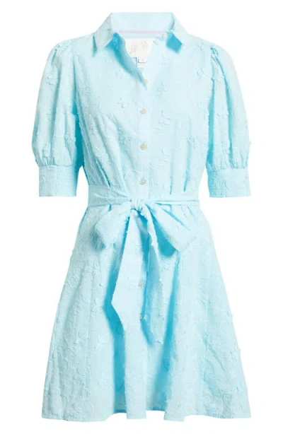 Lilly Pulitzer Larkyn Shirtdress In Blue