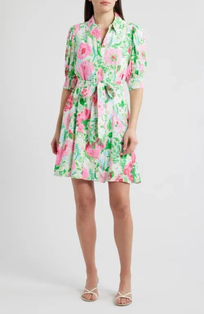 Lilly Pulitzer ® Larkyn Floral Elbow Sleeve Shirtdress