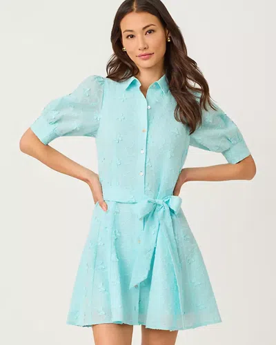 Lilly Pulitzer Larkyn Shirtdress In Blue