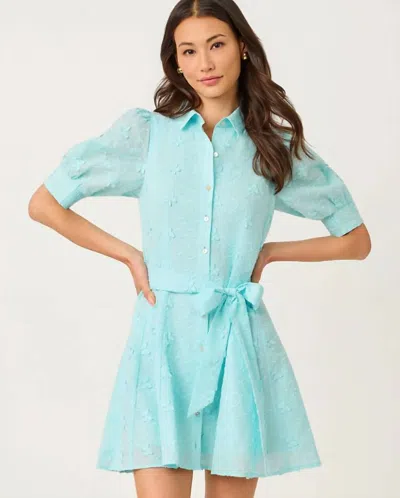 Lilly Pulitzer Larkyn Shirtdress In Daydream Blue