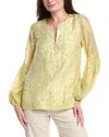 Lilly Pulitzer Laurelie Linen-blend Top In Yellow