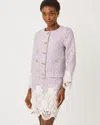 Lilly Pulitzer Lavina Boucle Jacket In Purple
