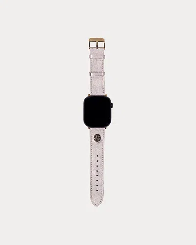 Lilly Pulitzer Leather Apple Watch Band In White