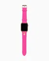 Lilly Pulitzer Leather Apple Watch Band In Roxie Pink