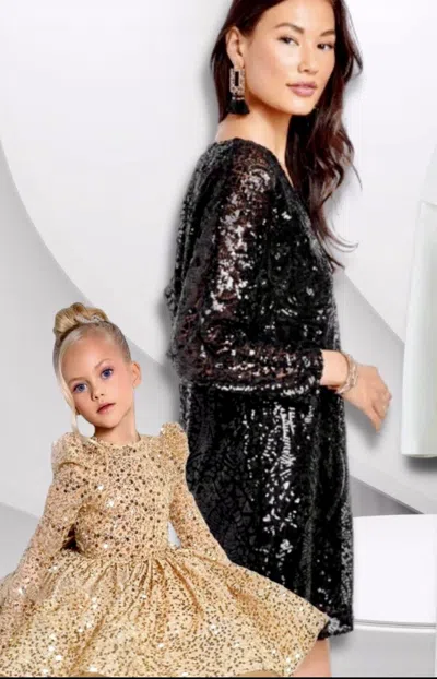Pre-owned Lilly Pulitzer Leclair Dress Onyx Sequin Sea Swirl Mesh Size M,l,xl ❤️‍? In Black