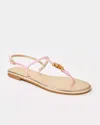 Lilly Pulitzer Leena Sandal In Pink Muse
