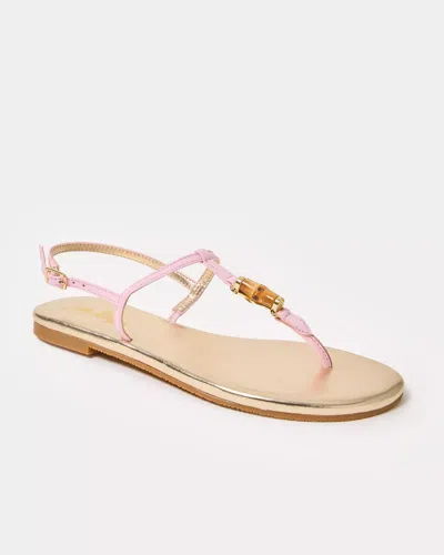 Lilly Pulitzer Leena Sandal In Pink Muse