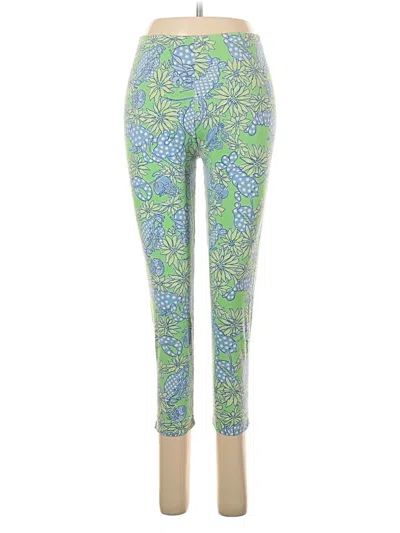 Pre-owned Lilly Pulitzer Leggings In Green