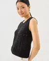 Lilly Pulitzer Lenalie Sweater Shell In Black