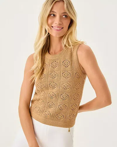 Lilly Pulitzer Lenalie Sweater Shell In Brown