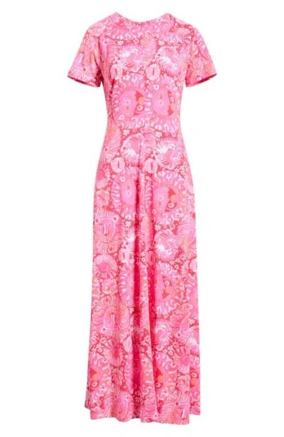 Lilly Pulitzer Lilliana Maxi Dress In Paradise Punch Jims Stuff In Pink