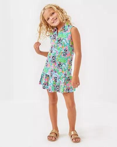 Lilly Pulitzer Lilly Hearts Disney Girls Mini Riegan Dress In Multi Lilly Hearts Disney