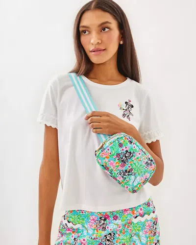 Lilly Pulitzer Lilly Hearts Disney Jeanie Belt Bag In Multi Lilly Hearts Disney