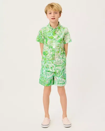 Lilly Pulitzer Lilly | Janie And Jack Boys Liam Carter Swim Trunk In Multi
