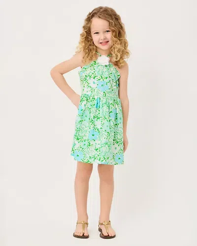 Lilly Pulitzer Lilly | Janie And Jack Girls Madelin Flower Dress In Multi