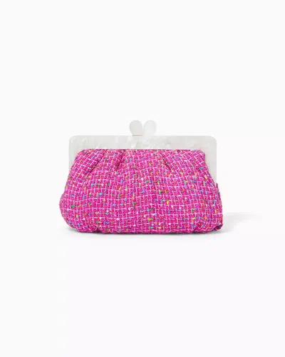 Lilly Pulitzer Lilly X Lele Heart Clutch In Gray