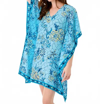 Lilly Pulitzer Lindamarie Silk Caftan In Multi