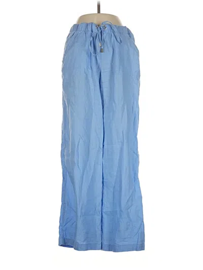Pre-owned Lilly Pulitzer Linen Pants In Blue