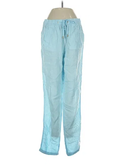 Pre-owned Lilly Pulitzer Linen Pants In Blue