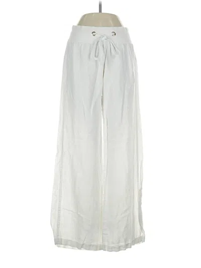 Pre-owned Lilly Pulitzer Linen Pants In Ivory