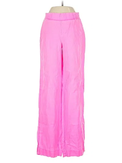Pre-owned Lilly Pulitzer Linen Pants In Pink